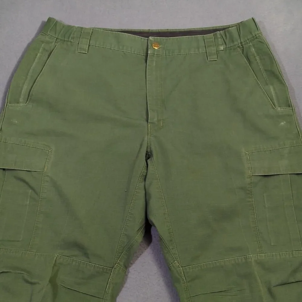 Vertx Pants Men's 38x30 Fits 35x29 Green Ripstop Cargo Outdoor Hiking Camp Flaws - Picture 4 of 16